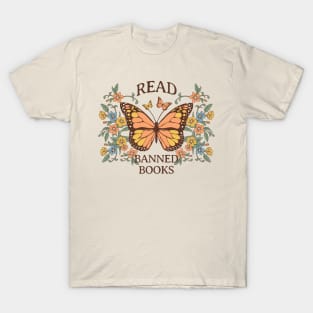 Read banned books butterfly T-Shirt